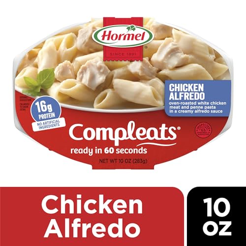 HORMEL COMPLEATS Chicken Alfredo / 10 Ounce (Pack of 6) / 6 Meat Dishes