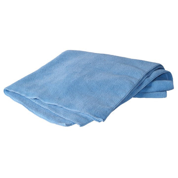 Terry Microfiber Towels 8 Pack 12" x 12" by Swobbit – Small, Microfiber, Blue, Model SW56308