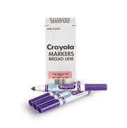 Washable Markers - Violet Purple (12ct) by Crayola – 1 Count (Pack of 12), CRAYONS, Violet, Pack of 12, Model 58-7800