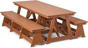 Jonti-Craft EverPlay 8317JC460 Large Outdoor Table and Bench Set for Kids