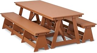 Jonti-Craft EverPlay 8317JC460 Large Outdoor Table and Bench Set for Kids