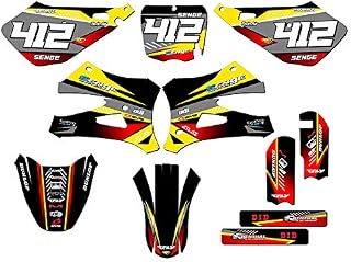 10-20 SR/FWE CX 50 SURGE Yellow Complete Kit With Rider I.D. Compatible with Cobra | Senge Graphics Inc