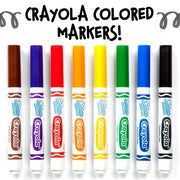 Crayola Black / 12 Count (Pack of 1) / Standard Packaging Coloring Pens & Markers