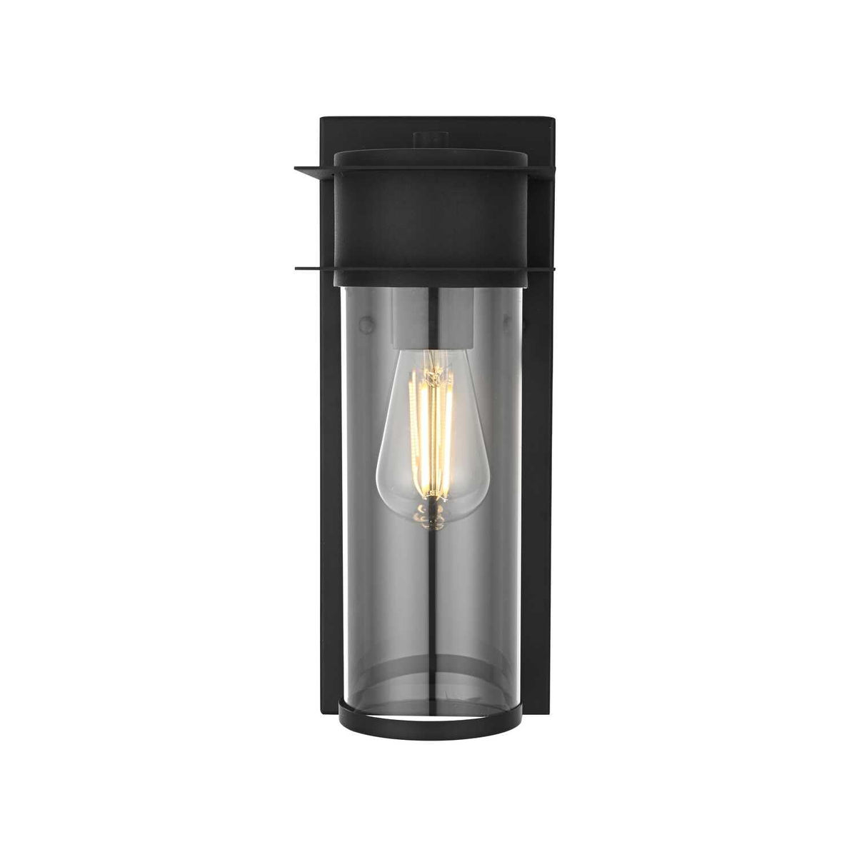 Westmont One Light Outdoor Wall Sconce Black by Lighting Design – Iron, Black, Model OD363W14BK
