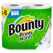 Bounty Prints / 1 / 135 Count (Pack of 2) Paper Towels