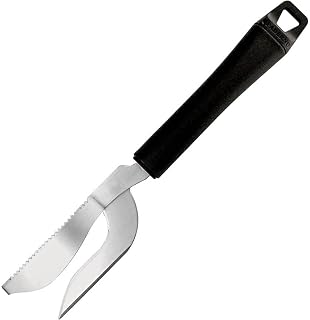 PADERNO World Cuisine Double Fish Scaler with Composite Handle, Stainless Steel