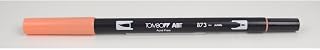 Tombow Dual Tip Blendable Brush Pen : Coral