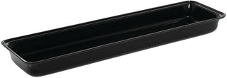 HUBERT Food Pan Made Black Acrylic- 24" L x 6" W x 2" D