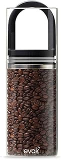 Prepara Evak Classic Glass Storage Canister, Medium 9.8' x 3.7', 1LB