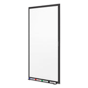Quartet Black / 60"W x 36"H / Nano-Clean Magnetic Dry Erase Boards