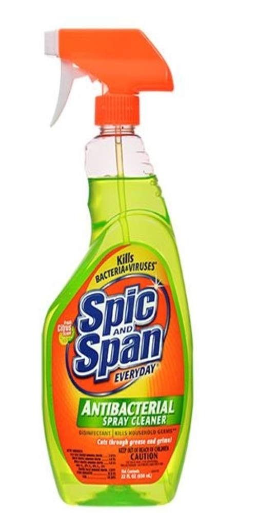 Antibacterial Spray Cleaner by Spic And Span – 22 Fl Oz (Pack of 2), Citrus