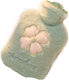 Hot Water Bottle Bag Hotpack for Pain Relief Menstrual Cramp,hot and Cold Compress, Hand Feet Warmer(Mint Green Hyuna,1000ml)