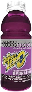 Sqwincher Zero Electrolyte Ready to Drink, Grape, 24 Pack of 20oz Bottles | Zero sugar low calorie electrolyte drink, ready-to-drink 20oz bottles for fast hydration with low sodium and on-the-go use