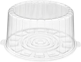 Inline 1009CL Cake Container and Lid for 9 Inch Round Double-Layer Cake | 50/Case