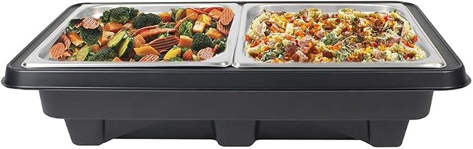 Sterno 70362 SpeedHeat Heavy Duty Reusable Food Warming System for Catering, Flameless Chafer, 4/case
