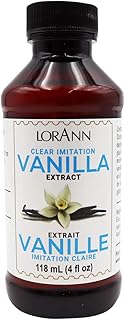 LorAnn Oils Double-Strength Clear Artificial Vanilla Extract, 4 Ounce