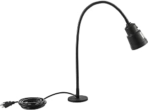 Global Industrial LED Task Lamp with Magnetic Base, 25" Flexible Neck, 120V, 5W