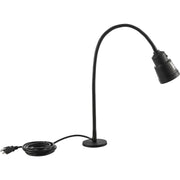 LED Task Lamp with Magnetic Base by Global Industrial – 25", Aluminum Alloy Metal, Black, Model Y6-5W-22W2-7-2B1