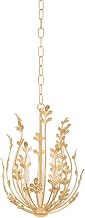 Troy Lighting F4615-VGL Delmore - 3 Light Chandelier - 19.75 Inches Tall and 14.5 Inches Wide - Vintage Gold Leaf