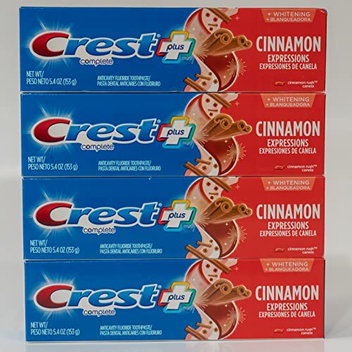 Crest Cinnamon / 5.4 Ounce (Pack of 4) / 4 Toothpaste