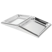 Kratos 1/2 Size Steam Table Pan Cover24 Gauge Stainless Steel by HUBERT – Stainless Steel