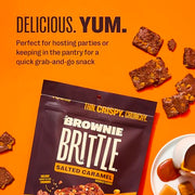 Brownie Brittle Salted-Caramel / 5 Ounce (Pack of 6) / 1 Brittle