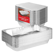 Stock Your Home Pans + Lids / Silver / 1 Chafing Dishes
