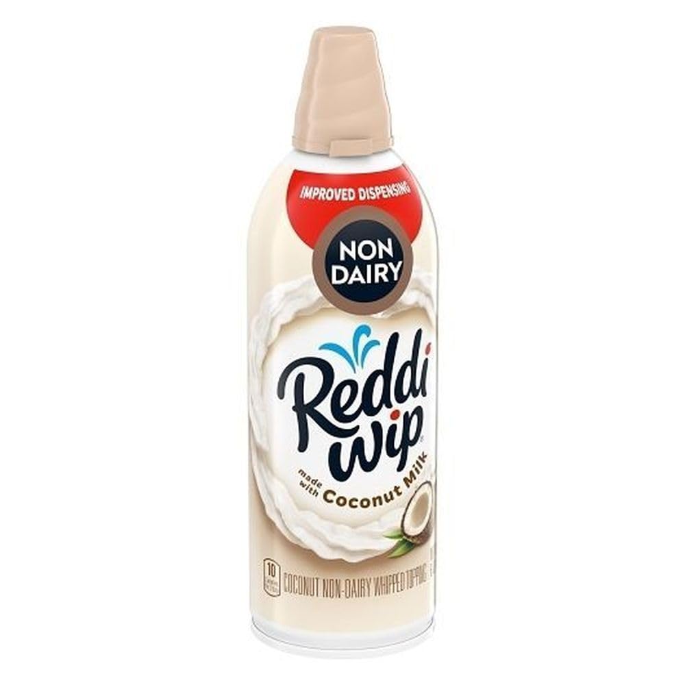 Reddi-wip Non Dairy Coconut Whipped Cream by REDDI WIP – 6 Fl Oz (Pack of 6), Pack of 6
