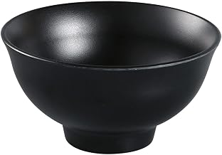 Yanco BP-3004 Black Pearl-2 Rice Bowl Black - 7 oz - Pack of 48