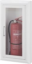 Global Industrial Steel Fire Extinguisher Cabinet with Breakable Acrylic