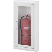 Steel Fire Extinguisher Cabinet with Breakable Acrylic by Global Industrial – Alloy Steel, White, Model 670599