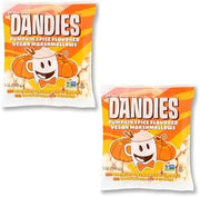 DANDIES Pumpkin Vegan Marshmallows, No Artificial Flavorings, Food Dyes, Corn Syrup, or Gelatin, Perfect for Roasting, S’mores, or Snacking (Pumpkin, 2 Pack, 5 oz each)