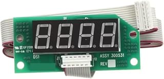 Fits Cooktek GF201D 1841 300531 Display Board with 36" Ribbon Cable, LED, Rear