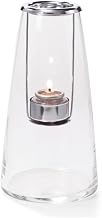 Hollowick 8-1/4" Clear Glass Lighthouse Tealight Lamp