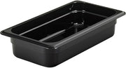 H-Pan, Plastic Hi-Temp, 1/3 Size, 2-1/2'' Deep, Polysulfone, Non-Stick Surface, Won'T Bend Or Dent, (6 Pieces/Unit)