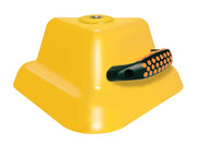 Heavy Duty Threaded Hex Warning Whip Safety Flag Magnetic Mount by Checkers – Magnetic Mount, Yellow, Model FS7009