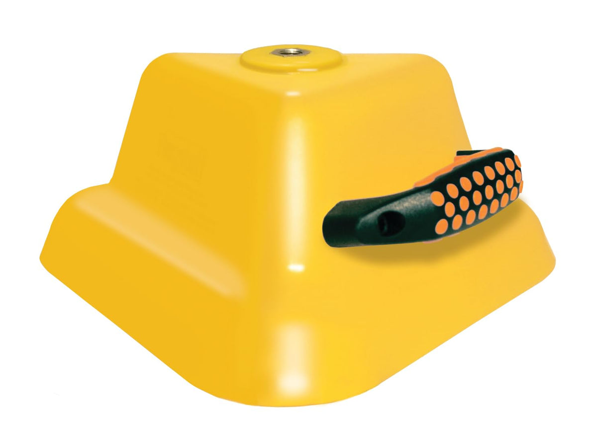 Heavy Duty Threaded Hex Warning Whip Safety Flag Magnetic Mount by Checkers – Magnetic Mount, Yellow, Model FS7009