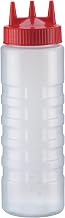 Vollrath Traex 3324-1302 Red 24 Ounce Tri Tip Squeeze Dispenser