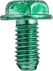 Gardner Bender GGS-1032HC Hex-Head Ground Screw, 10-32 x 3/8 inch, 100 Pk, Green