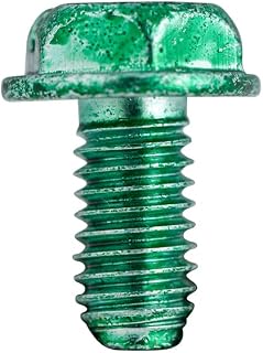 Gardner Bender GGS-1032HC Hex-Head Ground Screw, 10-32 x 3/8 inch, 100 Pk, Green