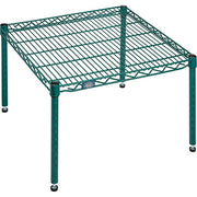 Poly-Green Wire Dunnage Rack by Nexel – Wire, Green, Model P2424G