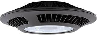 RAB Lighting CLED52 Ceiling Light with 52W 4 X 13W Cool LED and Clear Lens, Bronze