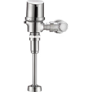 1.0 GPF Automatic Urinal Flush Valve by Global Industrial – 13.6"L x 8.7"W x 4.53"H, Brass, Silver, Model UF526DE