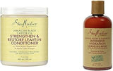 Shea Moisture SheaMoisture Leave In Conditioner Jamaican Black Castor Oil 20 oz & Hydration Hair Milk Manuka Honey Mafura Oil 8 oz