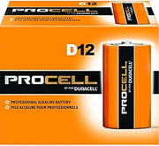 Duracell Procell Size D Alkaline Battery - 72 per case.
