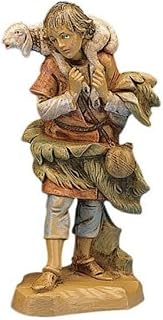 Fontanini by Roman Inc., Gabriel, 5" Shepherds Collection, Nativity Figure and Accessories, Hand Sculpted and Painted