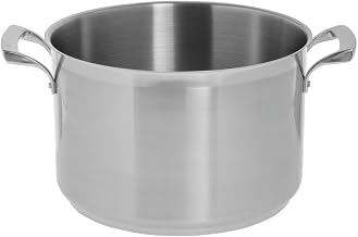 Browne Thermalloy 11 qt Stainless Steel Sauce Pot - 12 1/5"Dia x 8 7/10"H