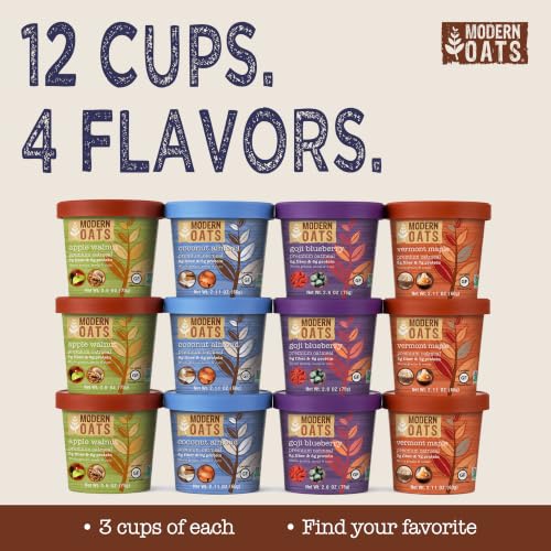 Modern Oats Variety Pack / 31.2 Ounce (Pack of 1) / Blue Breakfast Foods