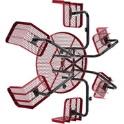 Global Industrial Red / 46" Dia. x 29"H / Industrial Picnic Tables