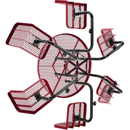 Global Industrial Red / 46" Dia. x 29"H / Industrial Picnic Tables
